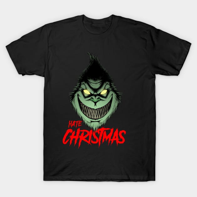 Hate Christmas T-Shirt by Canache Shop